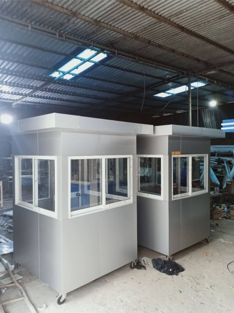 Bốt bảo vệ nhôm kính – Thẩm mỹ cao, tầm nhìn rộng