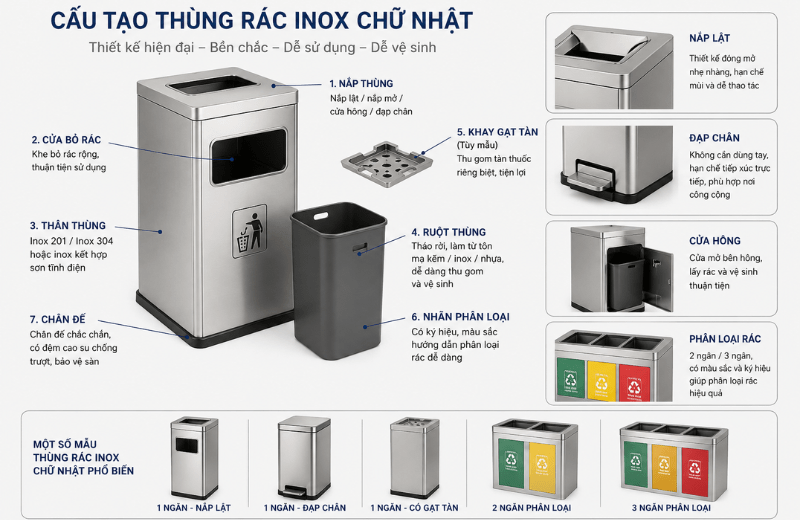 Các mẫu thùng rác inox chữ nhật cao cấp, đẹp, giá tốt 2026 7 Thiết kế chưa có tên (1)