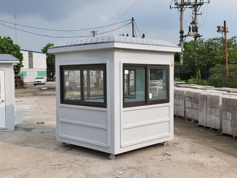 Cabin bốt gác di động (Gắn bánh xe)