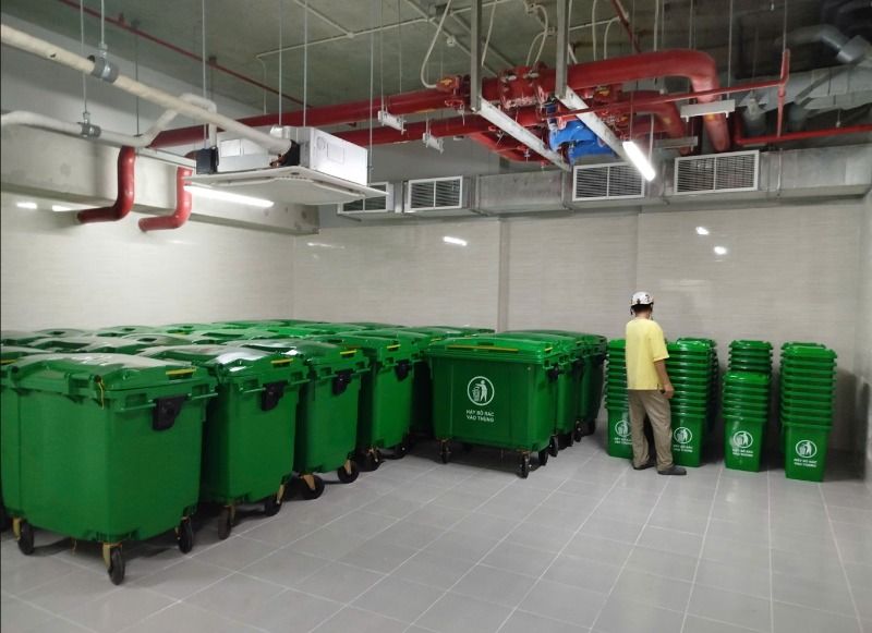 Cách chọn kích thước thùng rác công cộng phù hợp