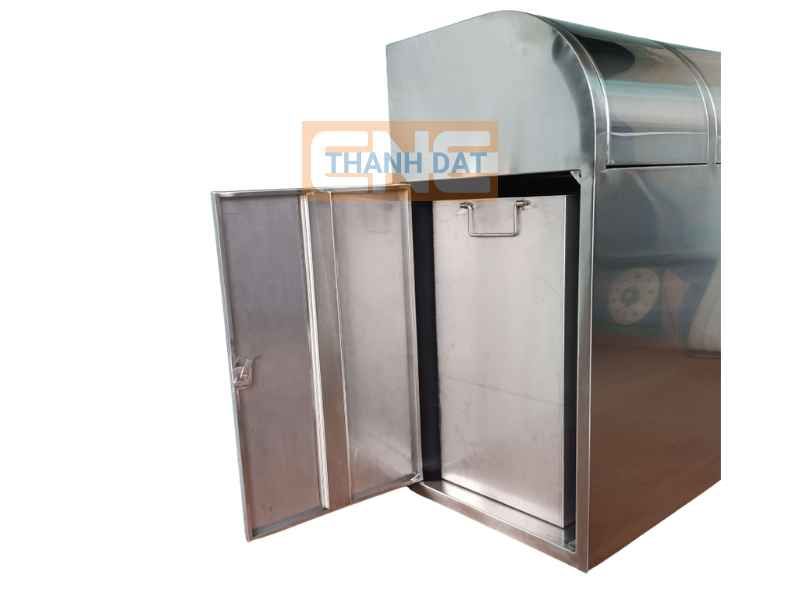 Đặc điểm nổi bật của thùng rác inox 2 ngăn