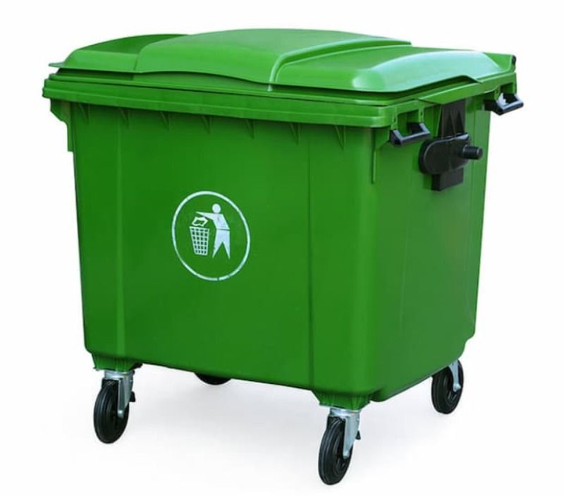 kích thước thùng rác công cộng 660l