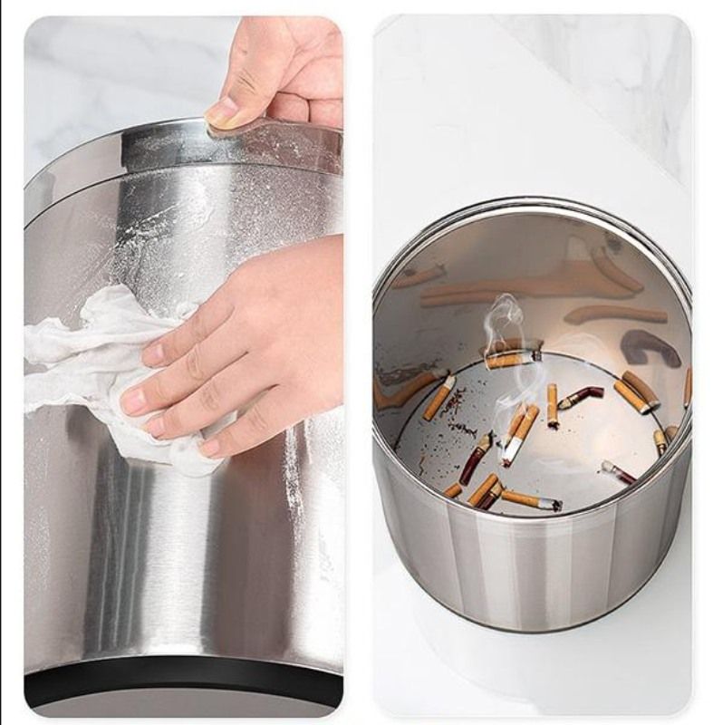 Kiểm tra chất lượng trước khi mua thùng rác gạt tàn