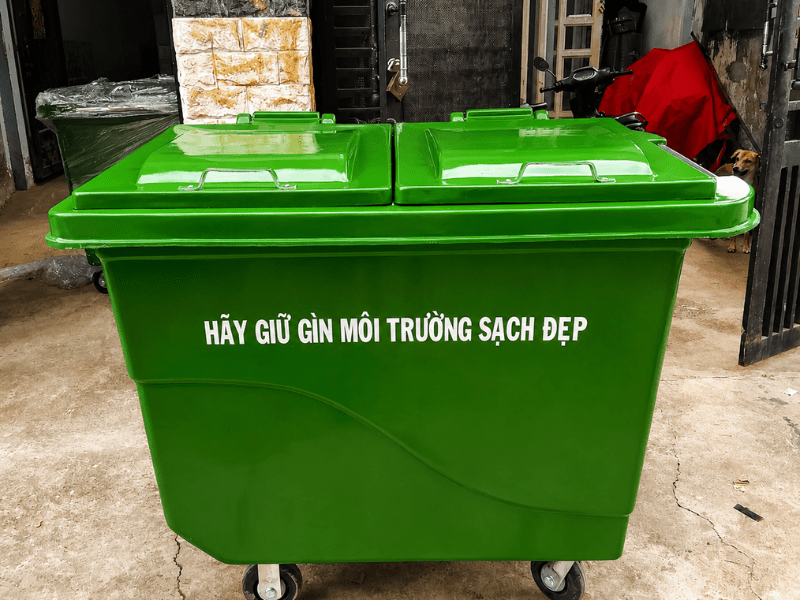 Thùng rác nhựa HDPE