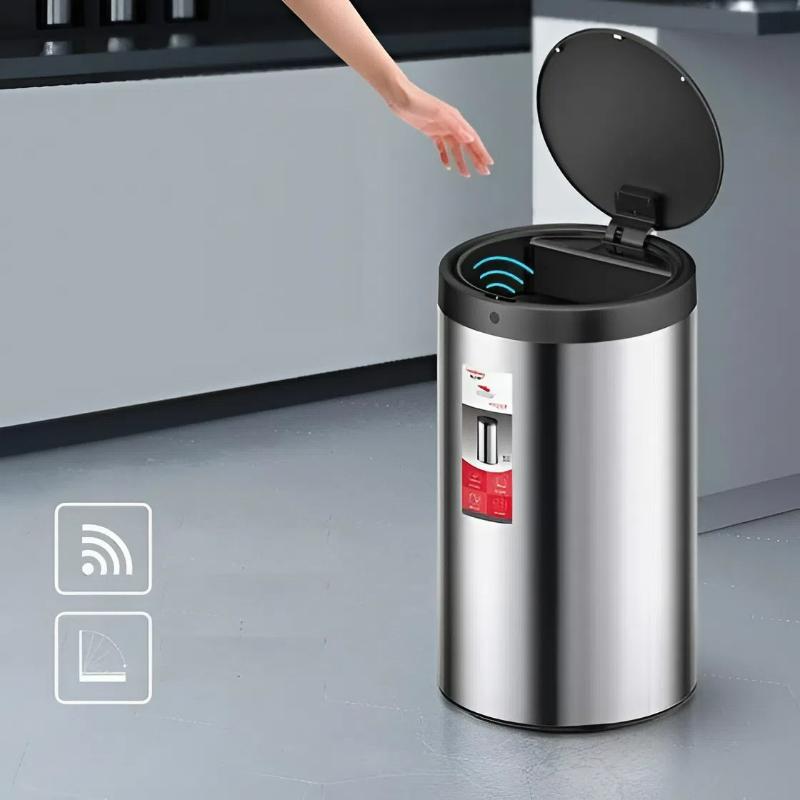 Thùng rác thông minh cảm ứng tự động mở nắp êm ái