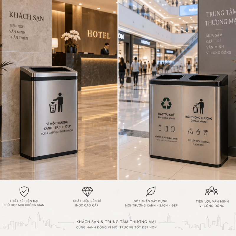 Khách sạn và trung tâm thương mại