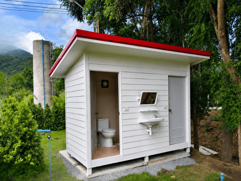 Nhà vệ sinh lắp ghép kết hợp phòng tắm