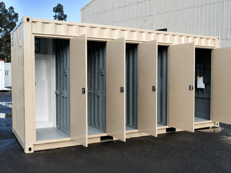 Nhà vệ sinh lắp ghép nhiều buồng