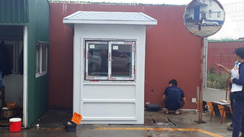 Bốt bảo vệ Đà Nẵng dạng composite nhỏ gọn, phù hợp lắp đặt tại cổng nhà máy, kho xưởng và khu công nghiệp 