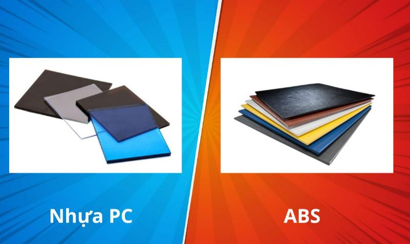 So sánh nhựa PC và ABS