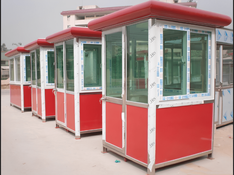 Bốt bảo vệ nhôm kính