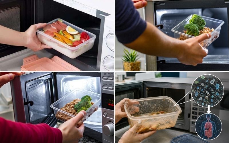 Nhựa PP là gì? Giải mã ký hiệu số 5, Độ an toàn & Chịu nhiệt 4 Lưu ý giới hạn nhiệt độ 130-170°C khi hâm nóng thức ăn trong lò vi sóng bằng hộp nhựa PP