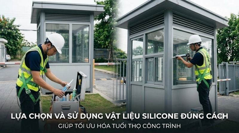 Lựa chọn và sử dụng vật liệu silicone đúng kỹ thuật giúp tối ưu hóa tuổi thọ công trình