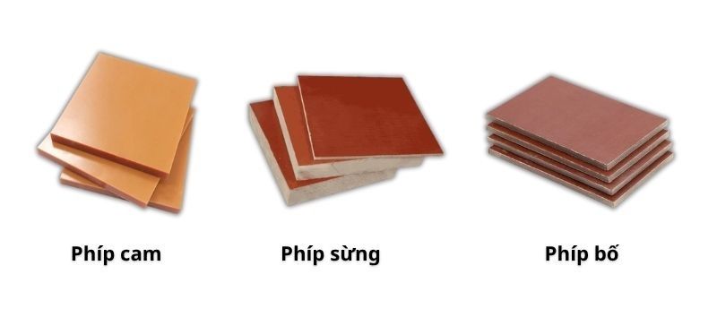 Phân biệt bề mặt tấm phíp cam bakelite, phíp sừng và phíp bố cotton công nghiệp