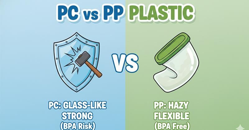 So sánh nhựa PC và PP