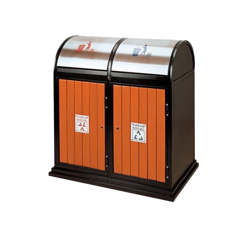 Thùng rác gỗ công nghiệp 