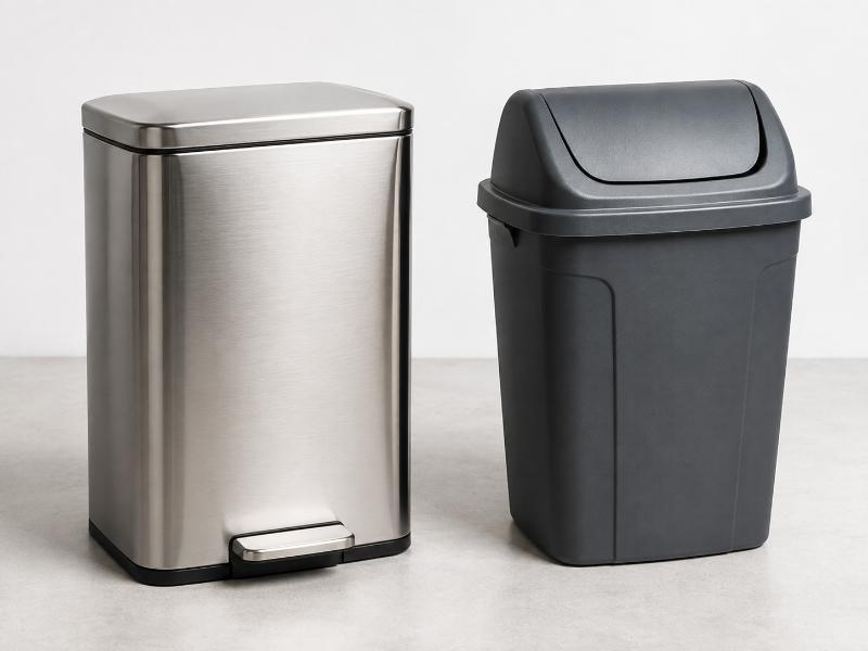 Việc lựa chọn thùng rác nhựa hay inox nên được cân nhắc dựa trên đặc thù không gian, lượng rác phát sinh và yêu cầu về thẩm mỹ.