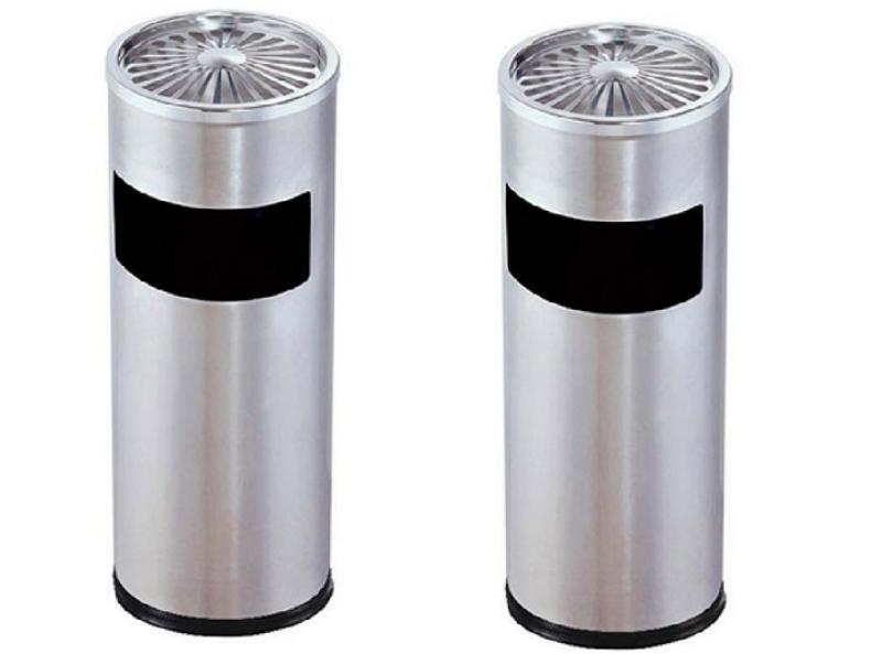 thung-rac-inox-tron-co-gat-tan