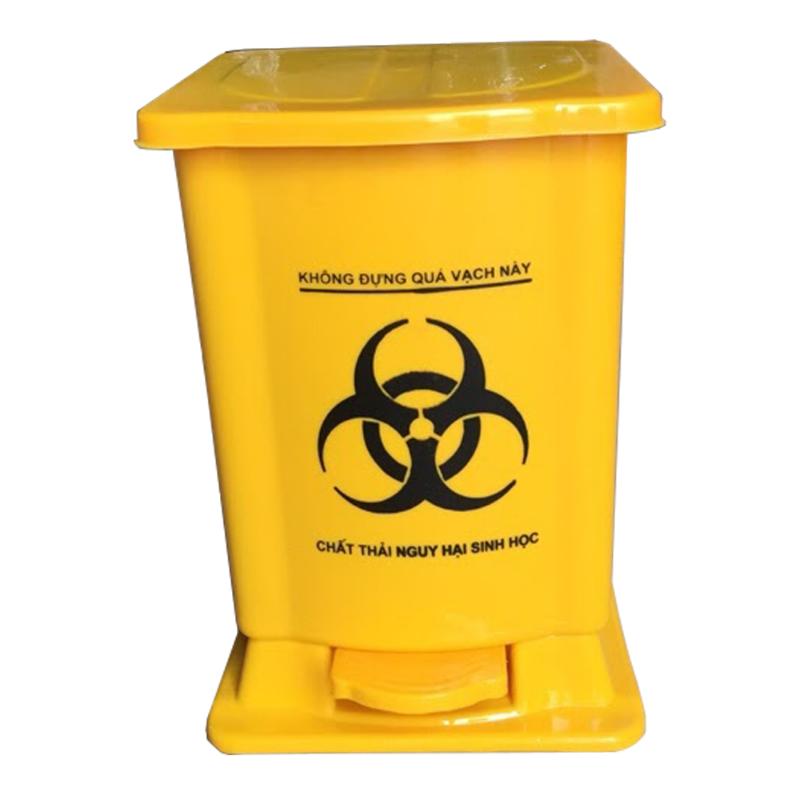 Nhựa HDPE là chất liệu sản xuất thùng rác y tế phổ biến, dễ nhận diện và làm sạch 
