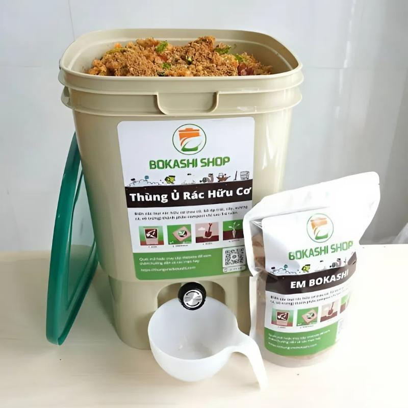 Thùng ủ rác Bokashi