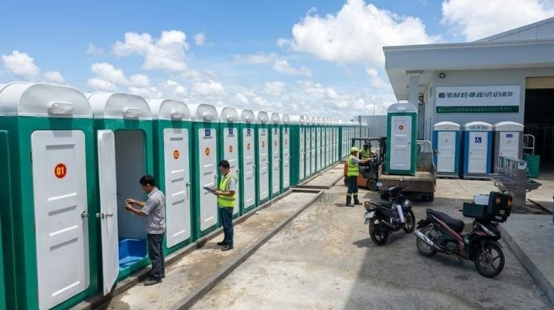 Tiêu chí quan trọng khi lựa chọn đơn vị cung cấp nhà vệ sinh di động Hải Phòng chất lượng cao và giá gốc từ nhà sản xuất CNC Thành Đạt.