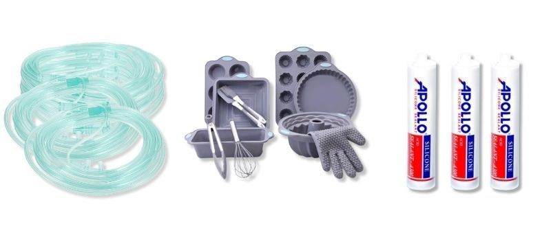 Ứng dụng thực tiễn của vật liệu silicone và keo silicone chuyên dụng trong y tế, đời sống và gia công.