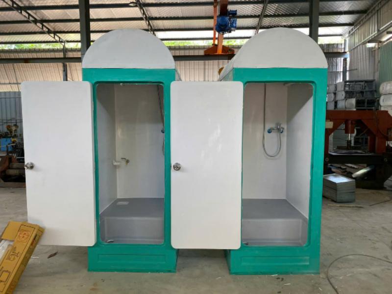 Nhà tắm công cộng TPHCM dạng cabin đơn lắp ghép, thiết kế đơn giản và thuận tiện di chuyển