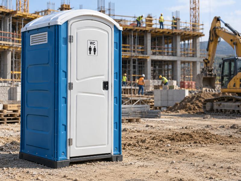 Nhà vệ sinh di động Đắk Lắk buồng đơn phù hợp cho công trường, khu thi công và dự án xây dựng 