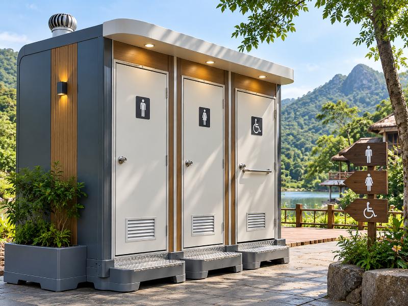 Nhà vệ sinh di động Đắk Lắk VIP cao cấp, phù hợp khu du lịch sinh thái và điểm nghỉ dưỡng 