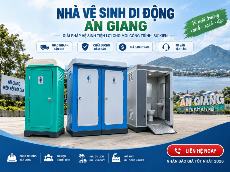 CNC Thành Đạt – Đơn vị cung cấp nhà vệ sinh di động An Giang uy tín, chất lượng