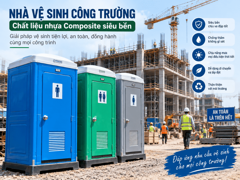 Nhà vệ sinh công trường