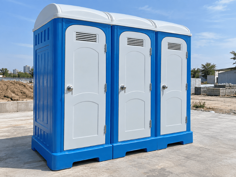 Nhà vệ sinh di động buồng đôi / 3 buồng