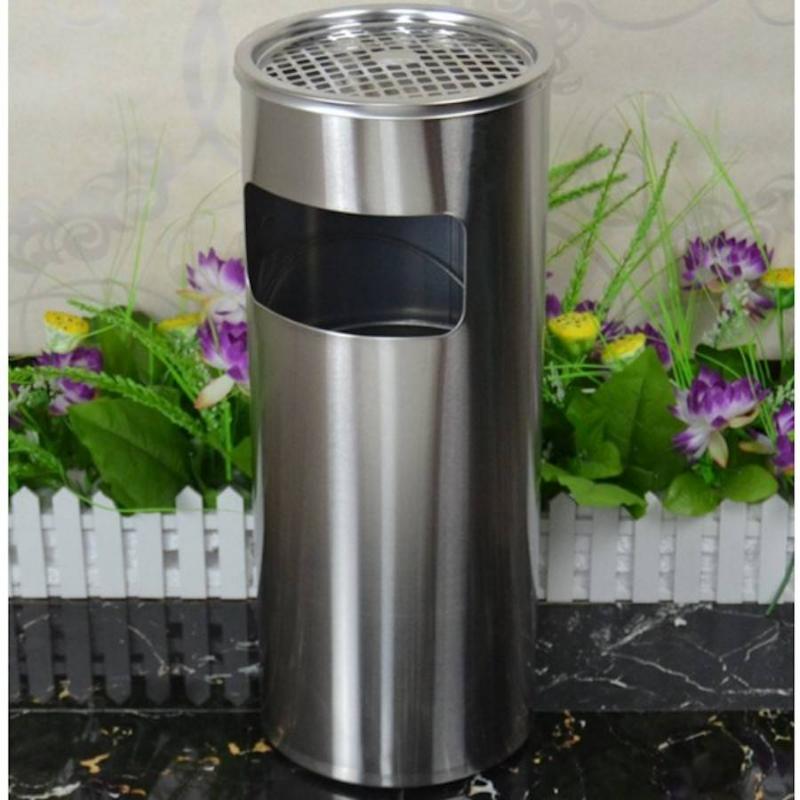 Thùng rác inox gạt tàn