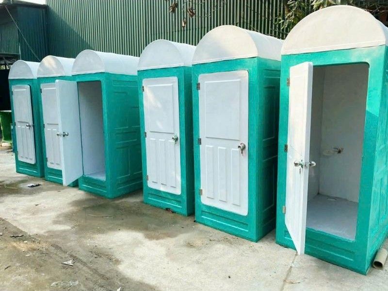 Các mẫu Nhà vệ sinh di động Cần Thơ composite được bố trí linh hoạt cho công trình, nhà máy và khu vực tạm thời