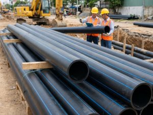 Ống nhựa HDPE chống thấm và chịu lực tốt, đáp ứng hiệu quả các công trình hạ tầng.