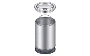 Chi tiết cấu tạo kỹ thuật của thùng rác nắp lật inox thông dụng