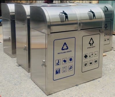 Địa chỉ mua thùng rác inox 2 ngăn uy tín