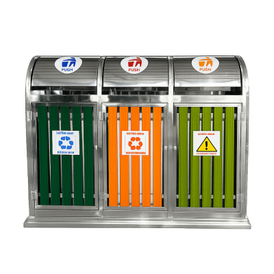 Thùng rác inox 3 ngăn là gì?