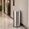 Thùng rác inox có nắp là gì