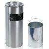 Thùng rác inox gạt tàn