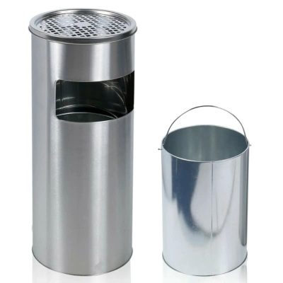 Thùng rác inox gạt tàn