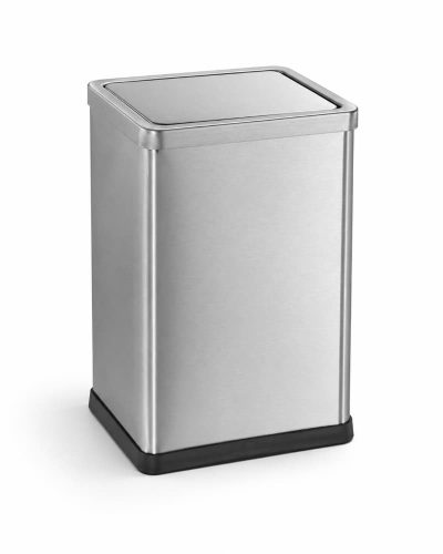 Thùng rác inox vuông 2