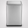thùng rác inox vuông