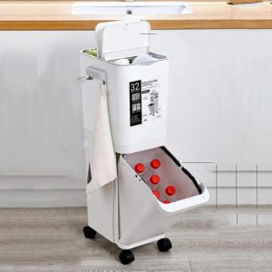 Thùng rác 2 tầng có bánh xe và ngăn nghiêng giúp phân loại, thu gom chai lọ thuận tiện.jpg_2200x2200q80.jpg_