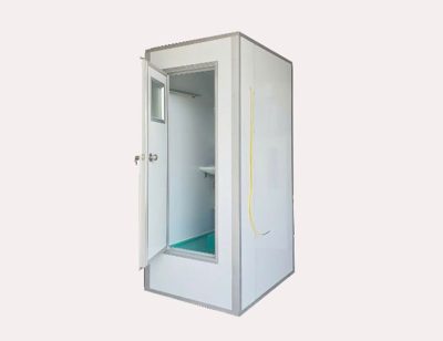 Nhà vệ sinh inox 1 buồng thiết kế nhỏ gọn