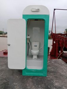 Mẫu Nhà vệ sinh di động Cần Thơ buồng đơn nhỏ gọn, dễ vận chuyển và lắp đặt tại nhiều vị trí