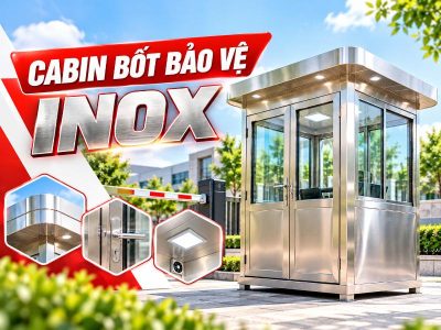 Cabin bốt bảo vệ inox
